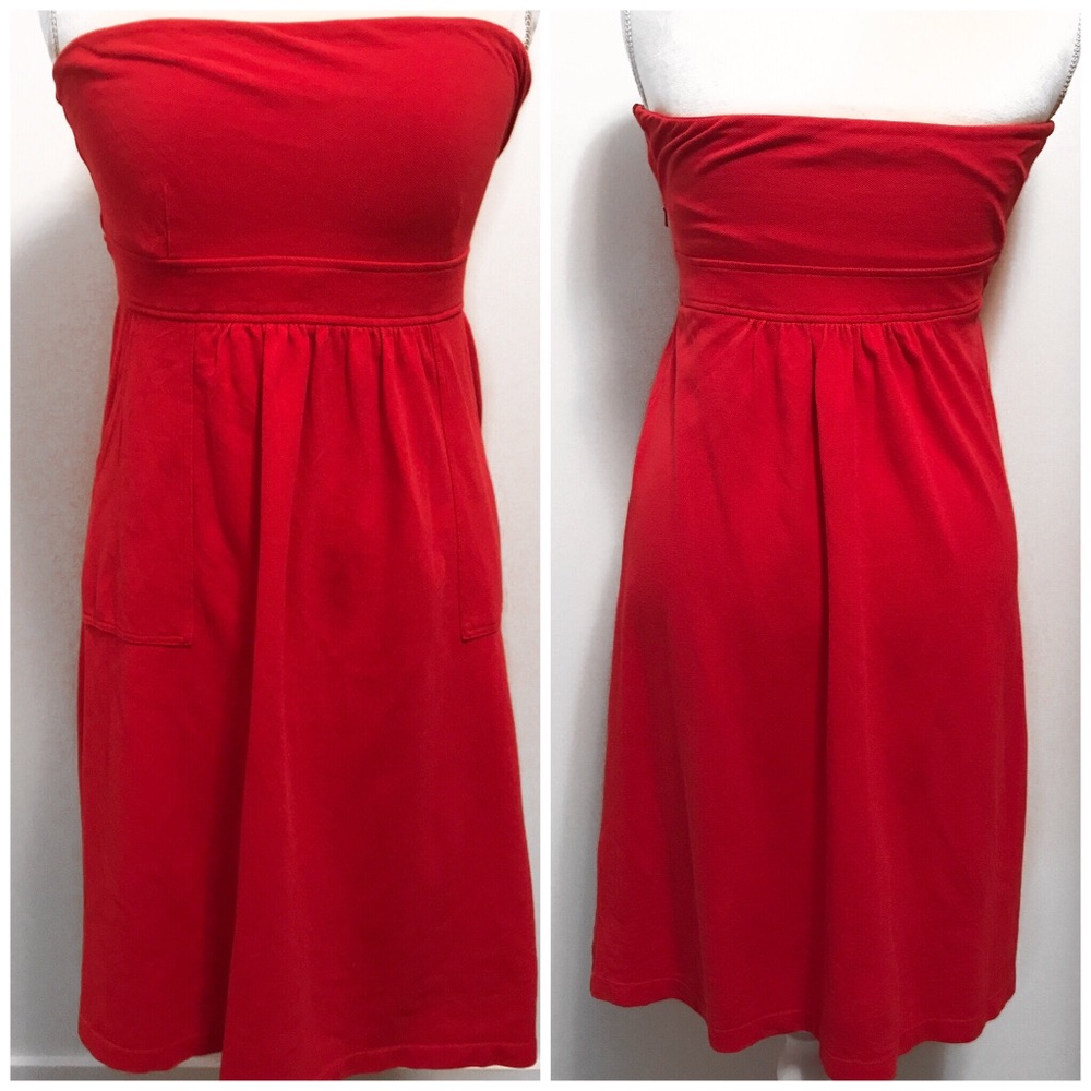 J.Crew Strapless Pink Dress with Pockets-8